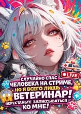 Случайно спас человека на стриме, но я всего лишь ветеринар! Перестаньте записываться ко мне!