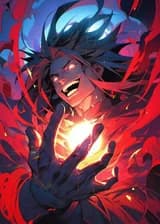 Смех Безумца под Кровавым Дождём