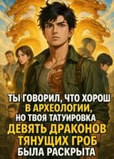 Ты говорил, что хорош в археологии… но твоя татуировка Девять Драконов, тянущих гроб была раскрыта