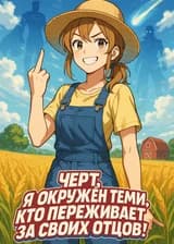 Американская комикс: Чёрт, я окружен теми, кто переживает за своих отцов!
