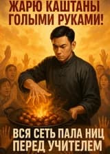 Жарю каштаны голыми руками! Вся сеть пала ниц перед учителем