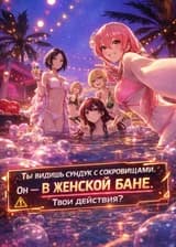 Ты видишь сундук с сокровищами. Он в женской бане. Твои действия?