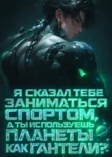 Безумный качок: Я сказал тебе заниматься спортом, а ты используешь планеты как гантели?!