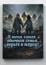 У меня самая обычная семья, верьте в науку!