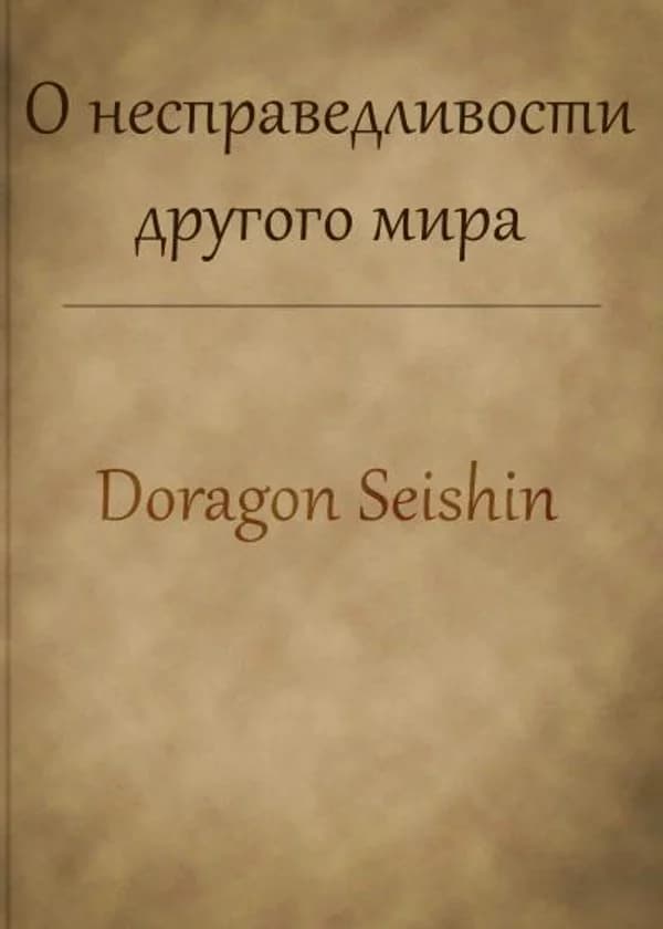 О несправедливости другого мира