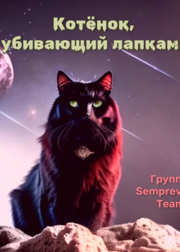 Котёнок, убивающий лапками