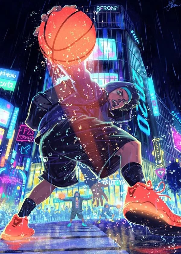 Баскетбольная система: отскок аутсайдера