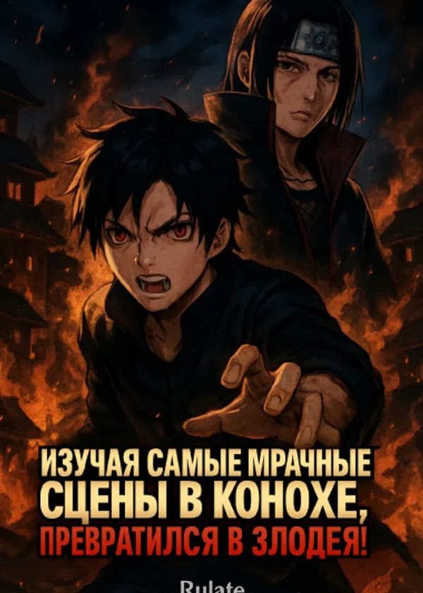 Изучая самые мрачные сцены в Конохе, Наруто превратился в злодея!
