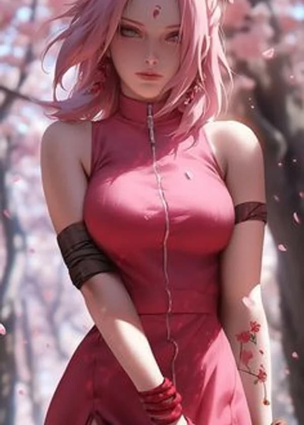 Наруто: Возрождается как Сакура с шаблоном Маню Чифус