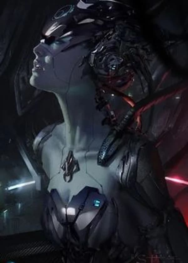 Кибернетическая девушка Marvel