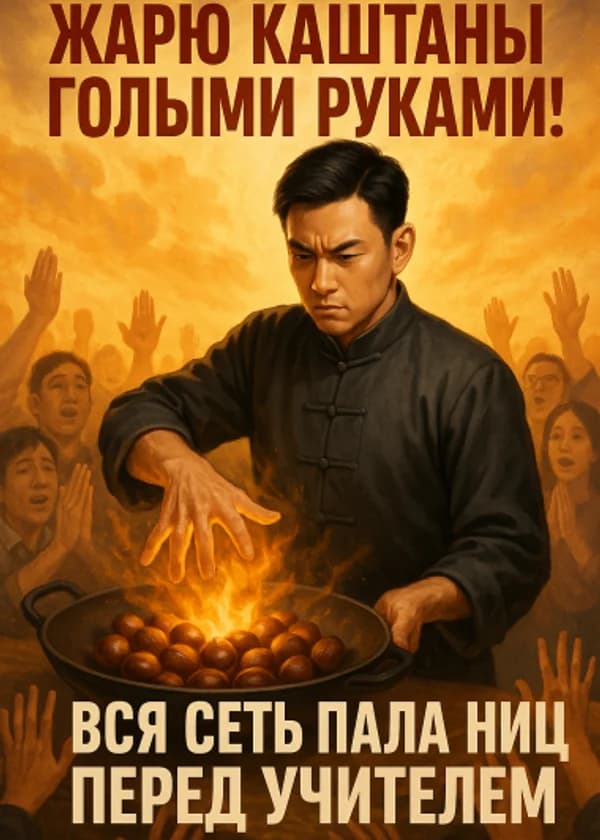 Жарю каштаны голыми руками! Вся сеть пала ниц перед учителем