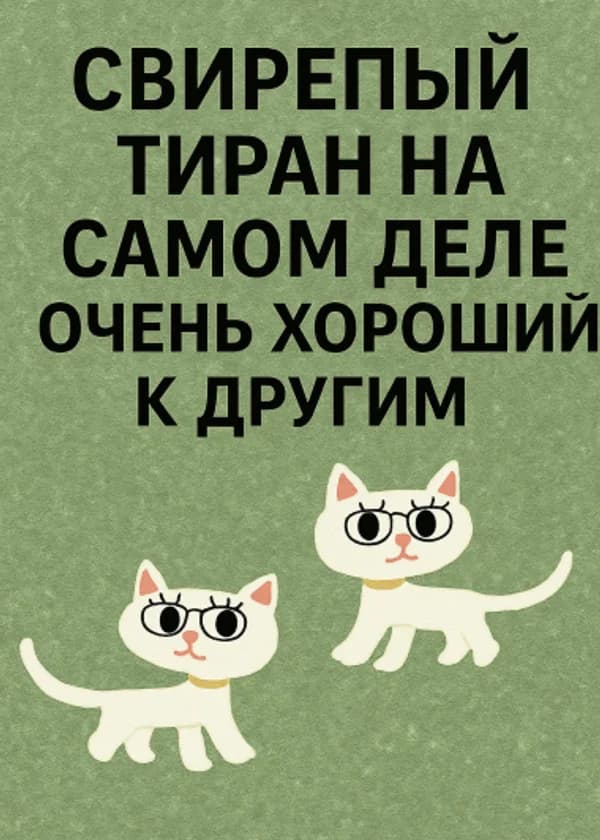 Cвирепый тиран на самом деле очень хороший к другим!