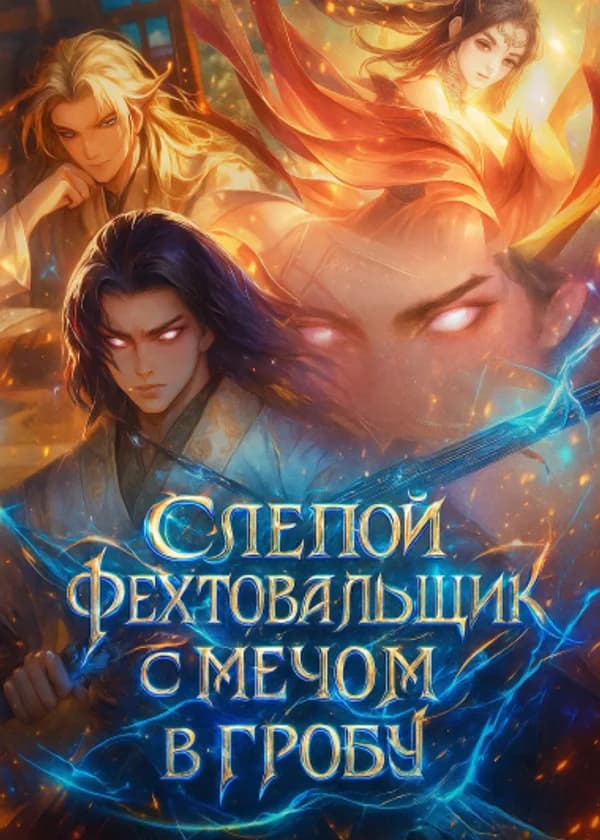 Слепой фехтовальщик с мечом в гробу