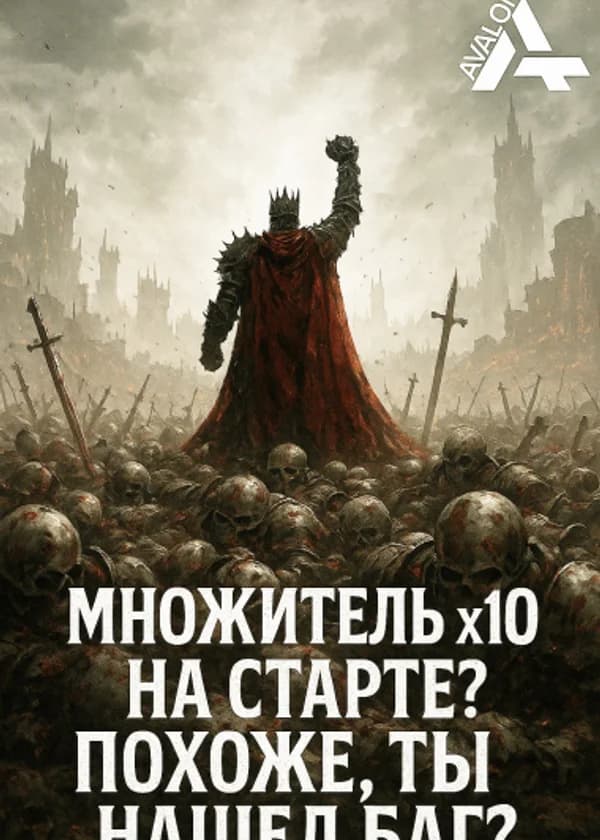 Множитель х10 на старте? Похоже, ты нашёл баг!
