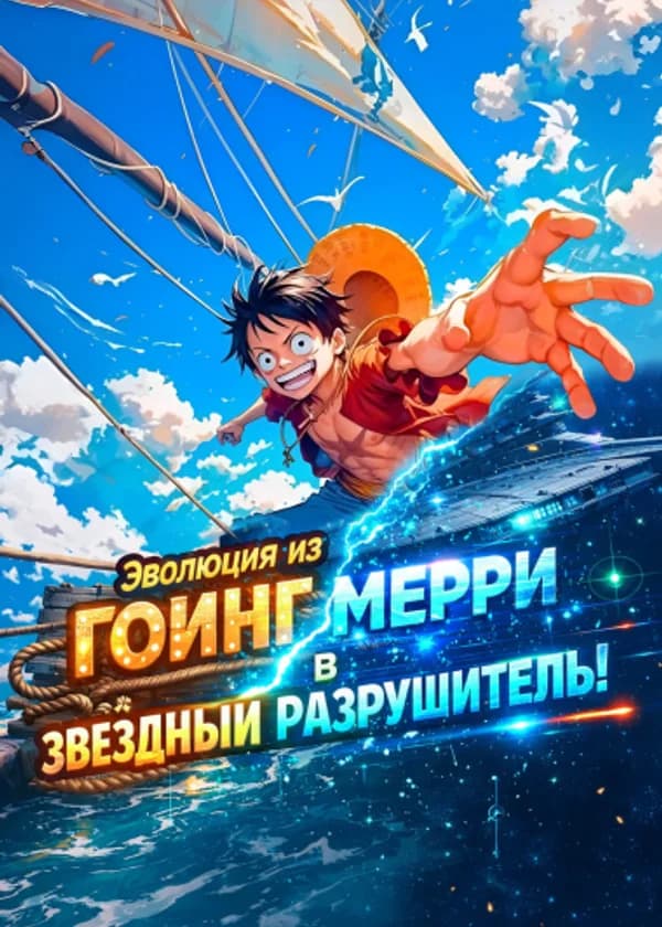Ван-Пис: Эволюция из Гоинг Мерри в Звездный Разрушитель!
