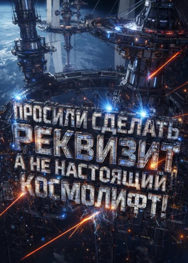 Просили сделать реквизит, а не настоящий космолифт!