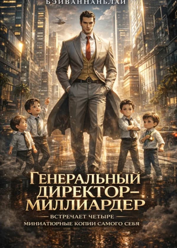 Генеральный директор-миллиардер встречает четыре миниатюрные копии самого себя.