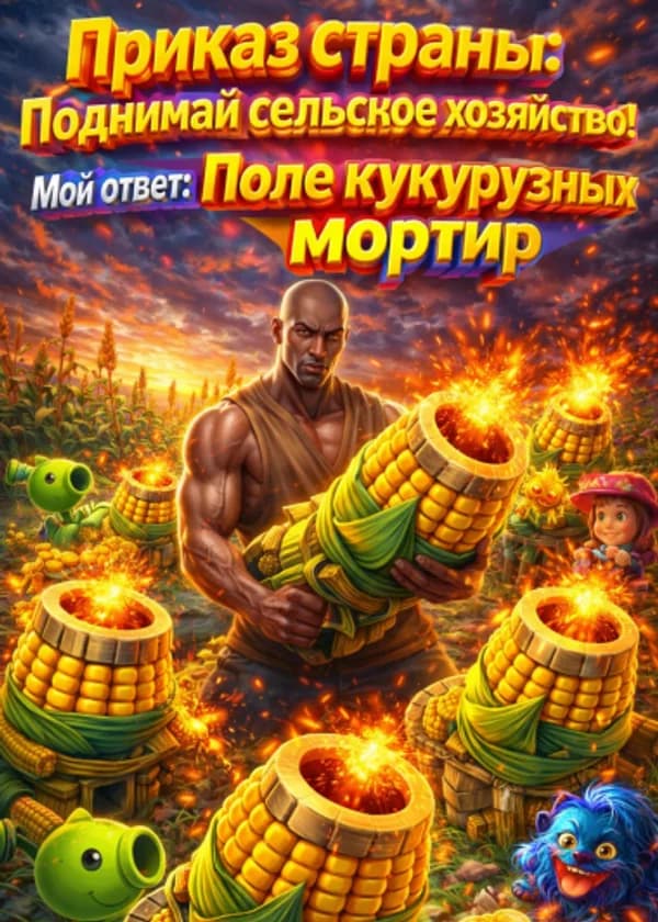 Приказ страны: Поднимай сельское хозяйство! Мой ответ: Поле кукурузных мортир