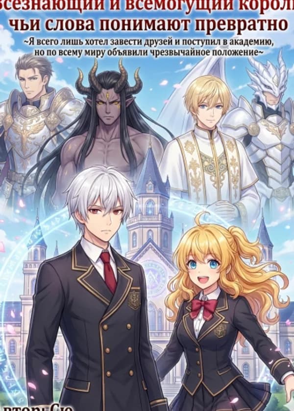 Всезнающий и всемогущий король, чьи слова понимают превратно ~Я всего лишь хотел завести друзей и поступил в академию, но по всему миру объявили чрезвычайное положение~
