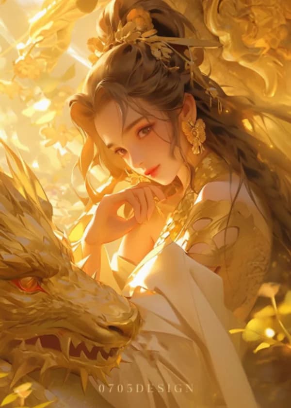 Забеременев детенышем золотого дракона, поддельная дочь становится лучшей во всем межзвездном мире