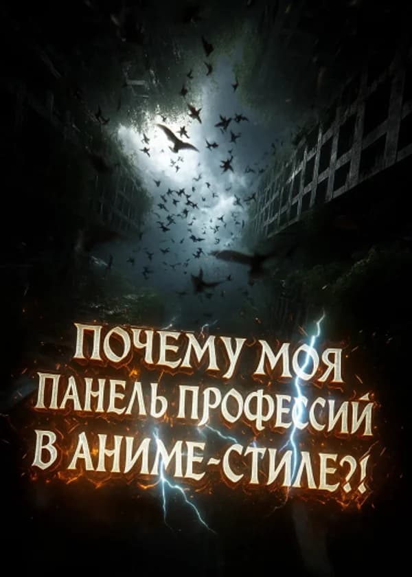 Почему моя панель профессий в аниме-стиле?!