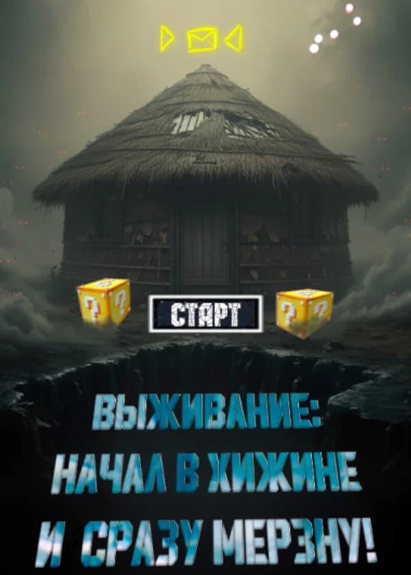 Выживание: начал в хижине и сразу мерзну!