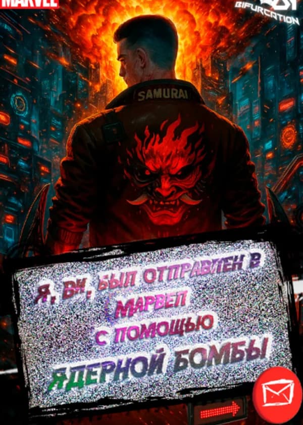Я, Ви, был отправлен в Марвел с помощью ядерной бомбы