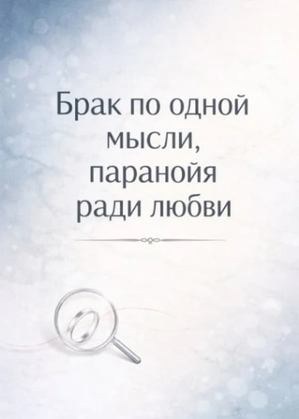 Брак по одной мысли, паранойя ради любви