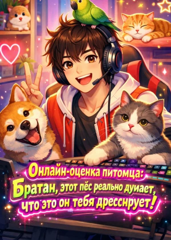 Онлайн-оценка питомца: Братан, этот пёс реально думает, что это он тебя дрессирует!