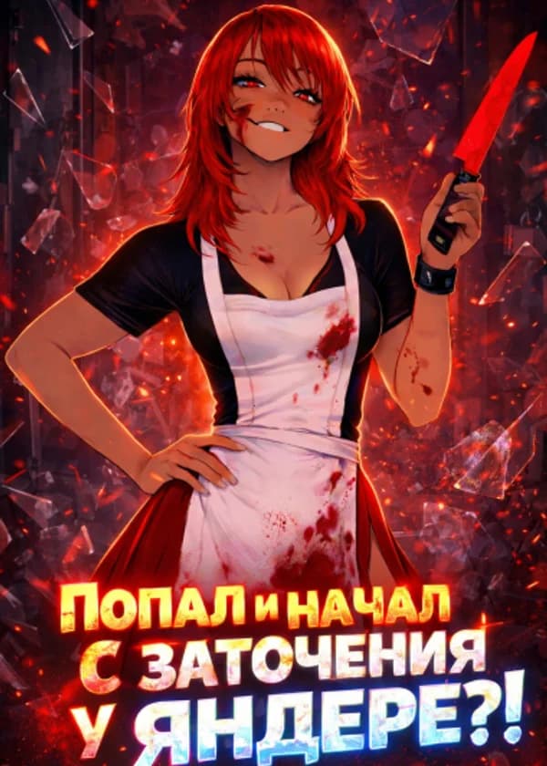 Попал и начал с заточения у яндере?!