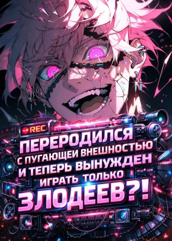 Переродился с пугающей внешностью и теперь вынужден играть только злодеев?!