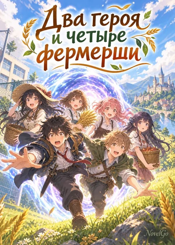 Два героя и четыре фермерши